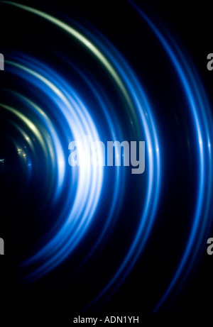 Radiating ripples of light Stock Photo - Alamy