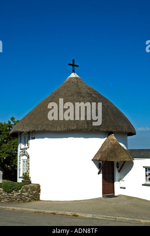 roundhouse at veryan in cornwall,england Stock Photo