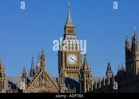 Big Ben and clock in St Stephen s Tower London United Kingdom Stock Photo