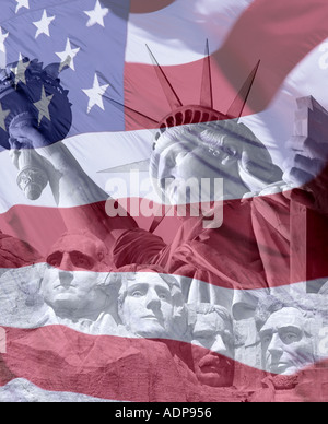 USA - TRAVEL CONCEPT:  Americana Stock Photo