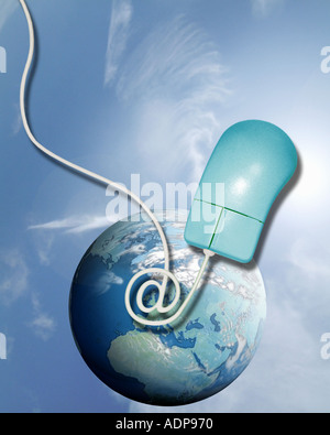 GLOBAL INFORMATION: International Communications Stock Photo