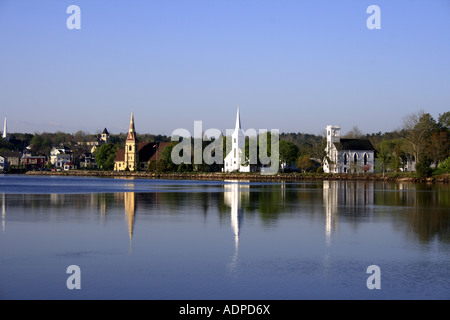 Mahone Bay Three churches, Halifax, Canada, Nova Scotia, Canada, North ...