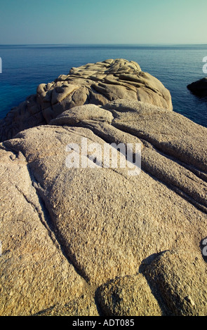 Volcanic granite rocks, Ikaria island, Greece Stock Photo - Alamy