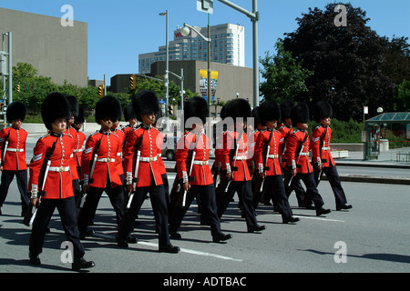 Canadian Soliders Ottawa Ontario ON Canada Stock Photo