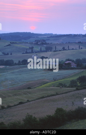 Tuscan Countryside Italy Stock Photo