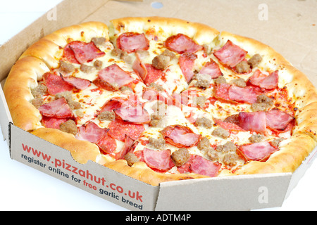 Meat Feast Pizza Stock Photo