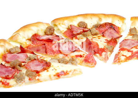 Meat Feast Pizza Stock Photo