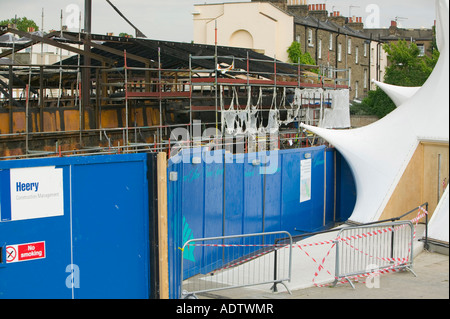 The Cutty Sark sailing ship after the 2007 fire, Greenwich, London, UK Stock Photo