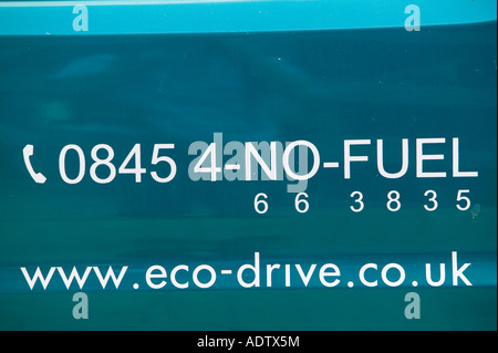 An electric car at Bedzed the UK s largest eco village Beddington London UK Stock Photo