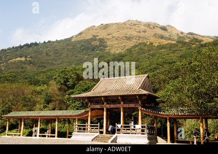 mountain shrine Yangmingshan National Park Taipei city Taiwan China Stock Photo