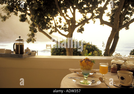 Breakfast on table Stock Photo