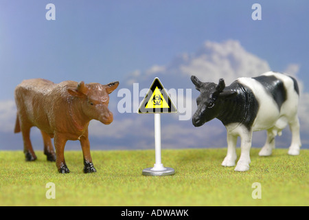 symbolic image for epidemic plague at cattle Stock Photo