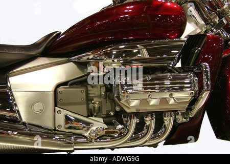 Motorcycle engine Stock Photo