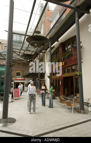 Wales Cardiff Centre St Mary Street The Old Brewery restaurant quarter Stock Photo