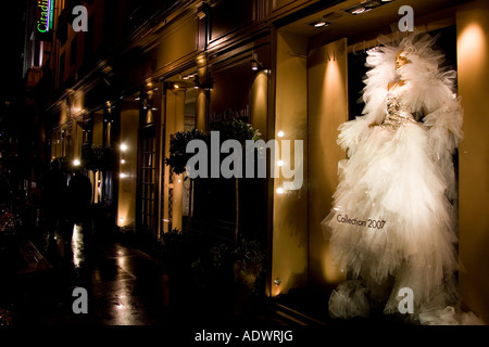 Max Chaoul stylish shop window display in Quai des Grands Augustin Left Bank Paris France Stock Photo