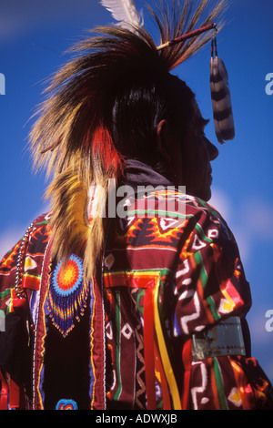 Pow Wow Native Male Dancer in Traditional Regalia Six Nations of the ...