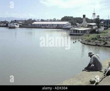 Kenya Lake Victoria former busy large boat harbour Stock Photo