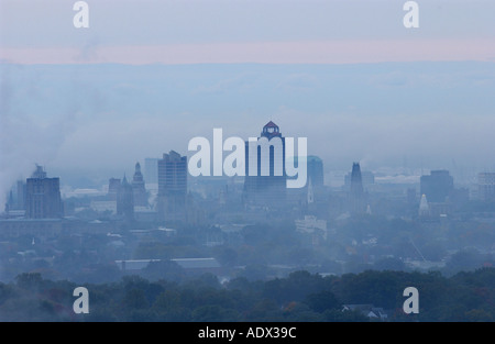 Skyline New Haven Connecticut USA Stock Photo