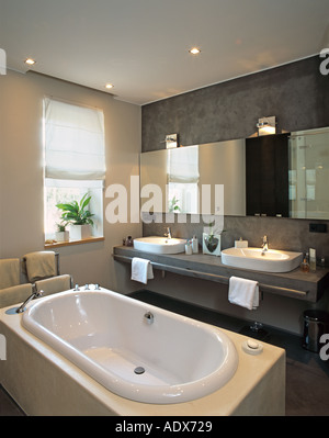 Modern bathroom Stock Photo