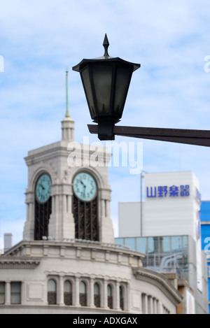 The famous Wako building at Ginza, Tokyo JP Stock Photo