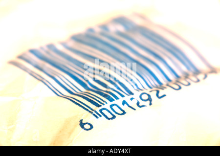 Barcode system consume identification label Stock Photo - Alamy
