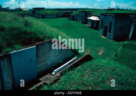 Fort Lytton Brisbane s frontline defence Stock Photo