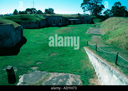 Fort Lytton Brisbane s frontline defence Stock Photo