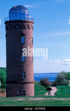 Lighthouse tower in germany cape arkona isle ruegen Stock Photo