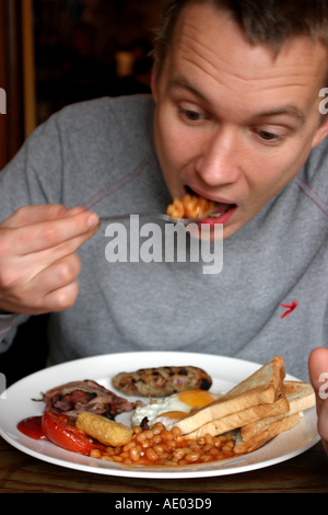 Fried Breakfast Stock Photo