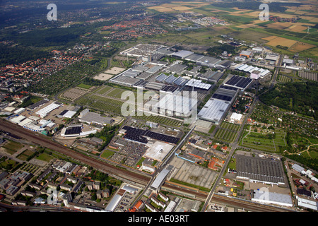 Messe Hannover, biggest fairground of the world, Germany, Lower Saxony, Hanover Stock Photo