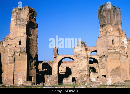 Baths of Caracalla Rome Italy Stock Photo