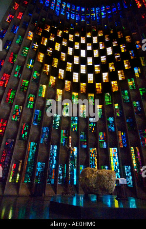 Stained glass windows inside Coventry Cathedral designed by the Stock ...