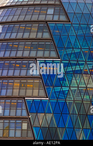 Reflections in the Windows of the London Assembly Building Stock Photo