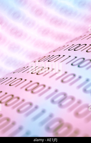 Binary code Stock Photo