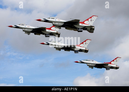 The Thunderbirds US USAF Air Force Acrobatic Team USA aerobatic team Stock Photo