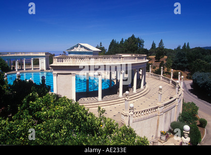California San Simeon Hearst Castle Neptune Pool Stock Photo