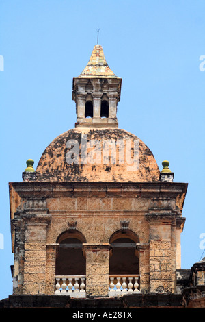 building, Cartagena de Indias, Bolivar, Colombia, South America Stock Photo