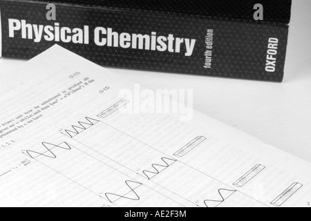 Undergraduate Chemistry textbooks (2) Stock Photo