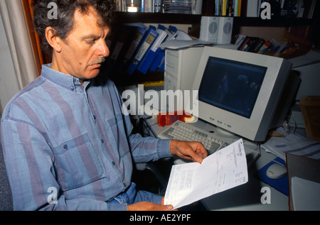 Man In Office Small Business Stock Photo