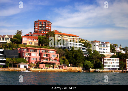 Stock photo of a seaside residential at Rose Bay Sydney Stock Photo