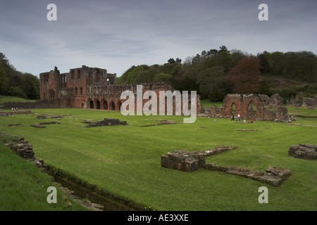 Furness Abbey was founded in 1123 and is the second largest Cistercian Abbey in England Stock Photo