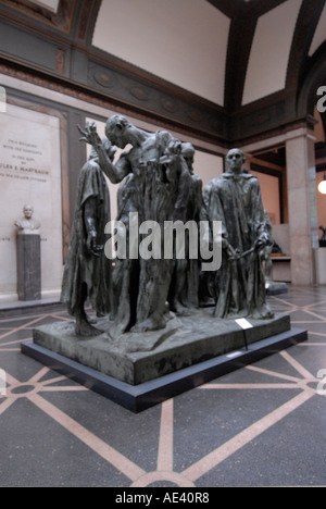 Rodin Museum Burgers of Calais sculpture Philadelphia Pennsylvania PA USA Stock Photo