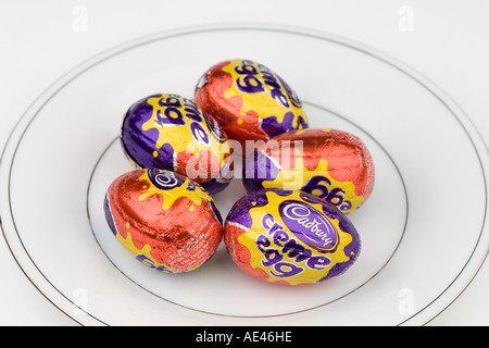 Cadburys Creme easter eggs Stock Photo