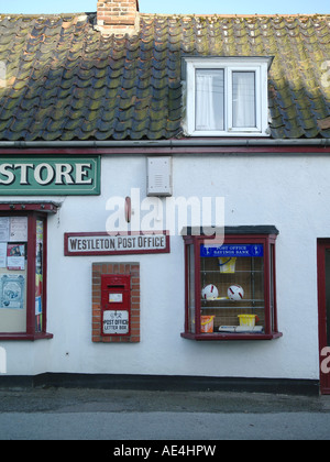 Village store and Post Office, Westleton, Suffolk, East Anglia, England,summer 2007 Stock Photo