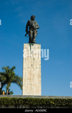 The 22 foot Monument of Che Guevara which is inscribed at the base with his motto, Hasta la Victoria Siempre, Santa Clara, Cuba Stock Photo