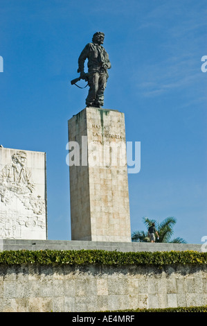 The 22 foot Monument of Che Guevara which is inscribed at the base with his motto, Hasta la Victoria Siempre, Santa Clara, Cuba Stock Photo