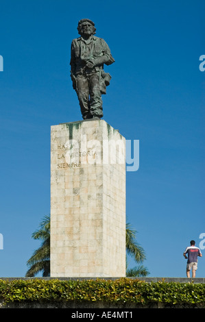 The 22 foot Monument of Che Guevara which is inscribed at the base with his motto, Hasta la Victoria Siempre, Santa Clara, Cuba Stock Photo