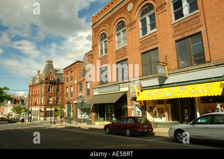 Downtown Belfast, Maine, USA Stock Photo - Alamy