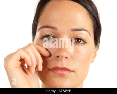 Young Woman Crying Model Released Stock Photo