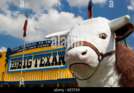 Amarillo Texas famous Big Texas Steak Ranch restaurant home of the Free ...